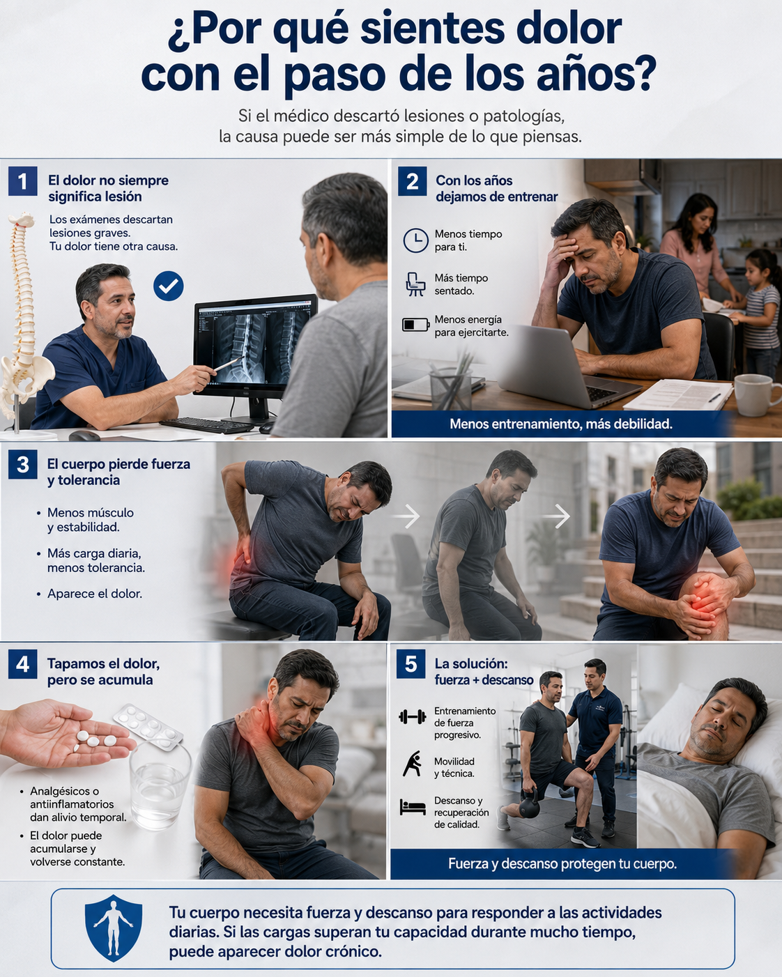 Infografía ampliada: ¿Por qué sientes dolor con el paso de los años?